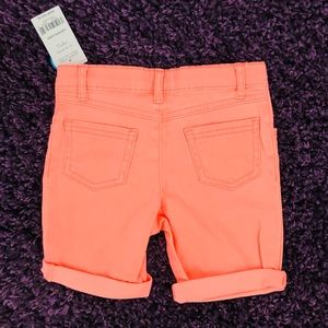LIQUIDATING Carter’s Little Girls Sz 3T Coral Soft Denim Short